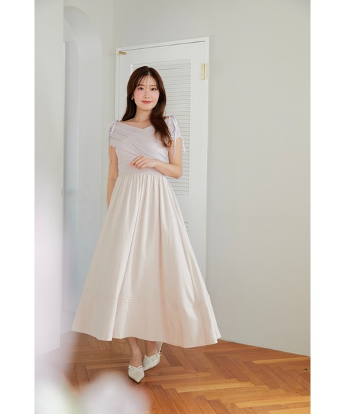 Her lip to 半袖ワンピース M ブルー レディース : ZOZOTOWN Yahoo!店