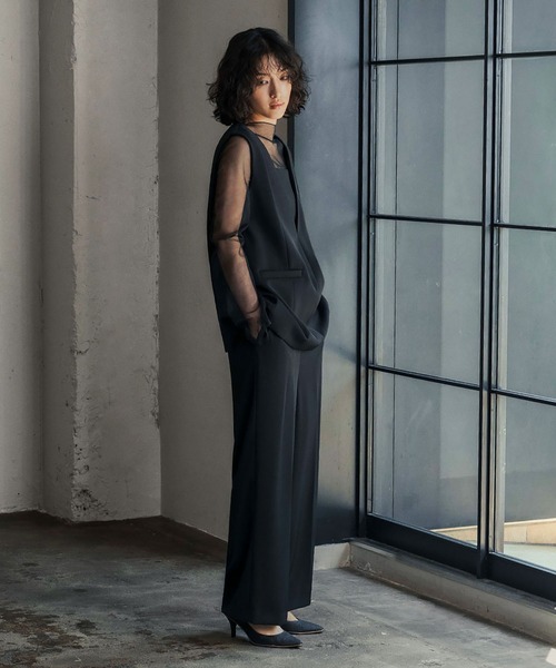 GIRL DRESS FOR NOW 「GIRL」 セットアップ S ブラウン レディース