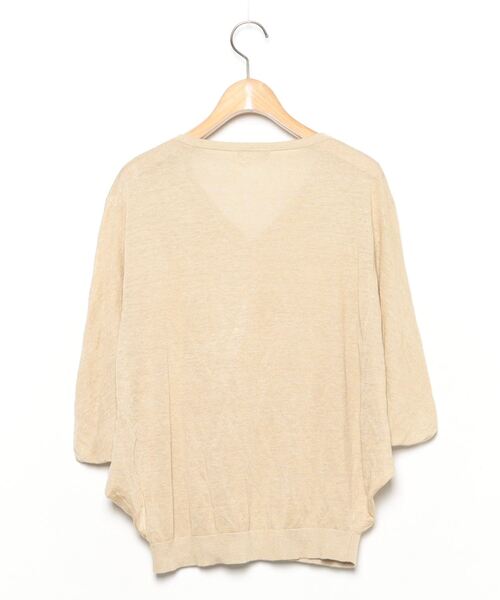 「theory luxe」 Vネックニット 38 ベージュ レディース_画像2