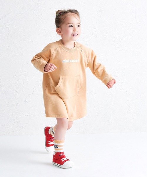 MIKI HOUSE（ミキハウス） ワンピース 「WEB限定」バックロゴ 
