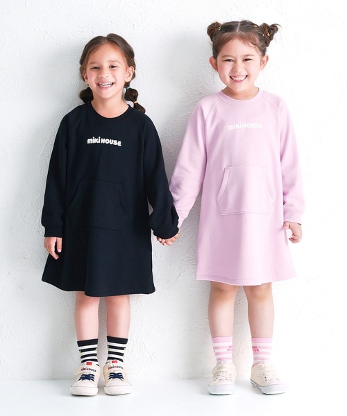 MIKI HOUSE（ミキハウス） ワンピース 「WEB限定」バックロゴ
