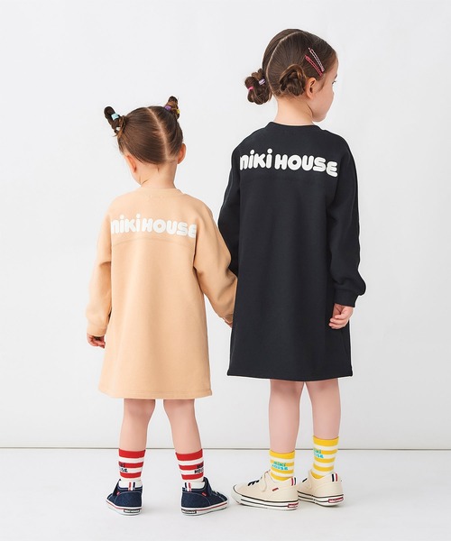MIKI HOUSE（ミキハウス） ワンピース 「WEB限定」バックロゴ