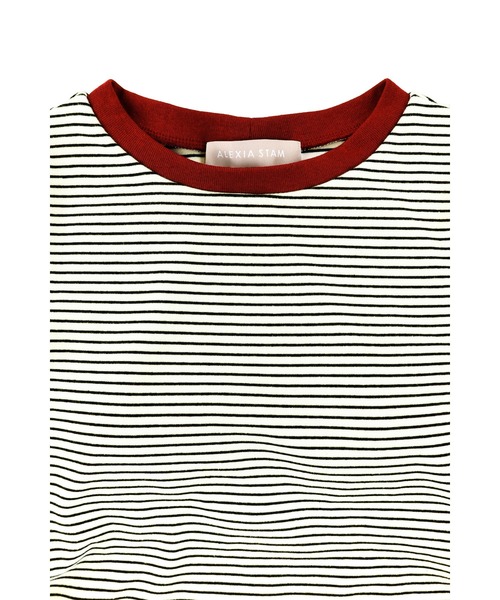 ALEXIA STAM（アリシアスタン） ワンピース Striped Long Sleeve Dress