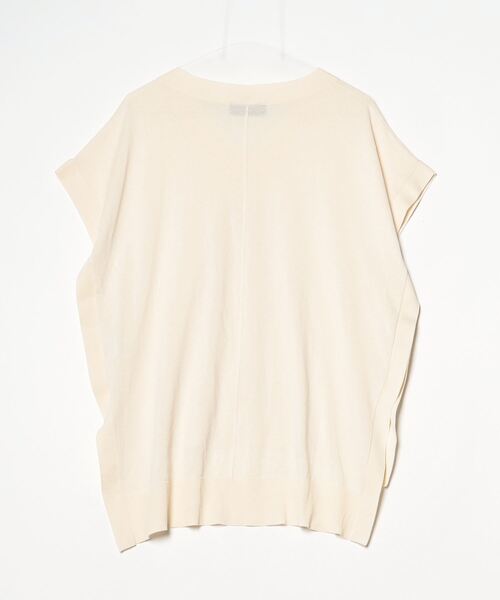 「SUGAR ROSE」 半袖ニット FREE ベージュ レディース_画像2