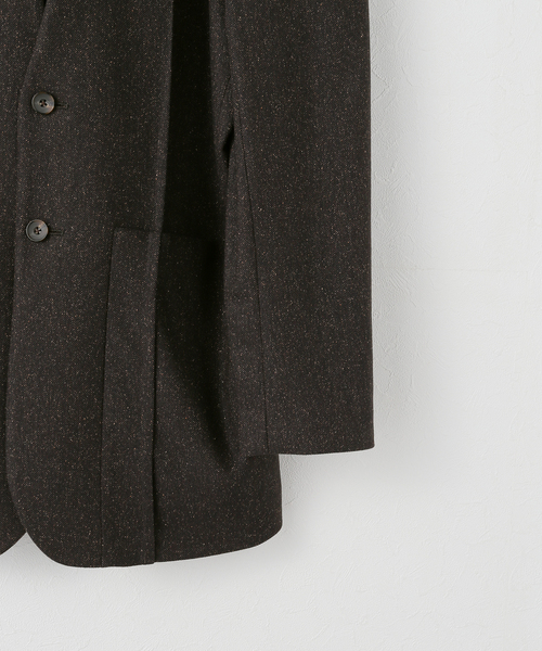 ジャーナルスタンダード（JOURNAL STANDARD）/【MIOSMOKEY】 H/B NO COLLAR DARS JK ジャケット ノーカラージャケット 「MIOSMOKEY」 H/B NO COLLAR DARS