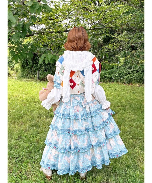 ピンクハウス　新品　2023　フリルカーディガン　サイズL（4） ピンクハウス 新品 2023 フリルカーディガン サイズL（4） - メルカリ