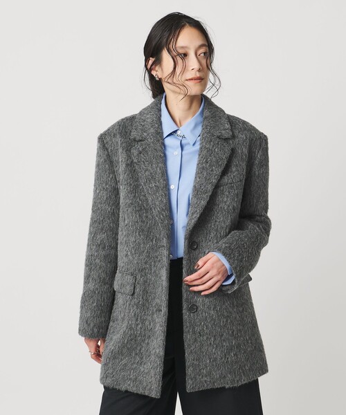 UNITED ARROWS ジャケット テーラードジャケット シャギー レディース