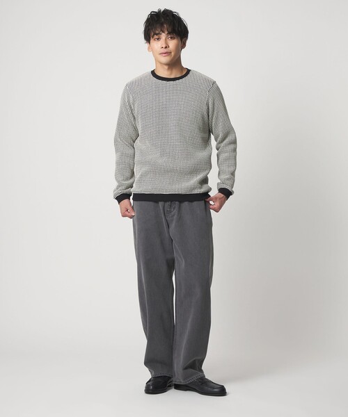 A DAY IN THE LIFE tシャツ 2トーン ワッフルカットソー「A DAY IN THE