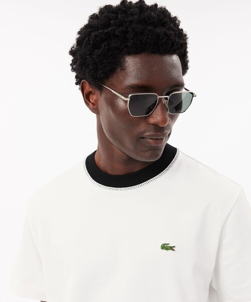「LACOSTE」 半袖Tシャツ 3 ライトブルー メンズ_画像2