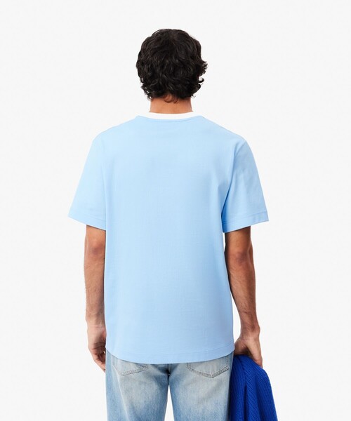 「LACOSTE」 半袖Tシャツ 3 ライトブルー メンズ_画像8