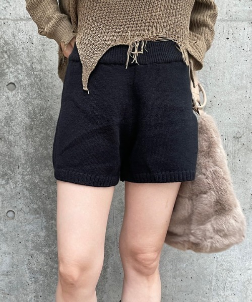 Roger&Raw（ロジャーアンドロウ） パンツ ハイゲージニットショート