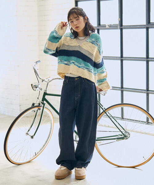 FREAK'S STORE（フリークスストア） ニット セーター ミックスボーダー