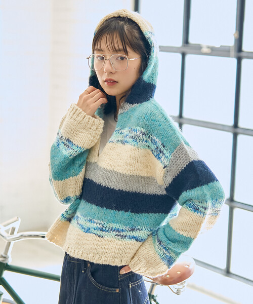 FREAK'S STORE（フリークスストア） ニット セーター ミックスボーダー
