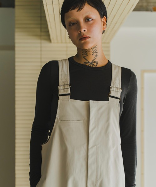 lit サロペット オーバーオール Front Zip Salopette レディース