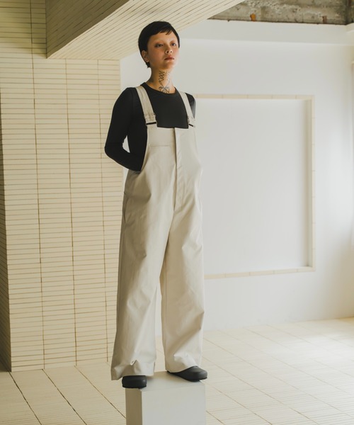 lit サロペット オーバーオール Front Zip Salopette レディース