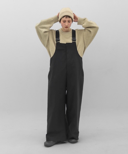 lit サロペット オーバーオール Front Zip Salopette レディース