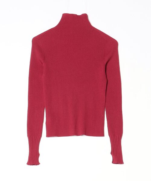 NOBLE（ノーブル） タートルネックニット - レッド レディース