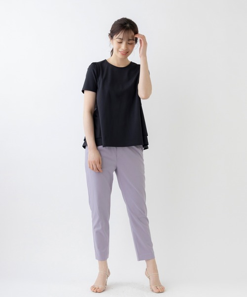 「Sono」 イージーパンツ 2 オレンジ レディース_画像6