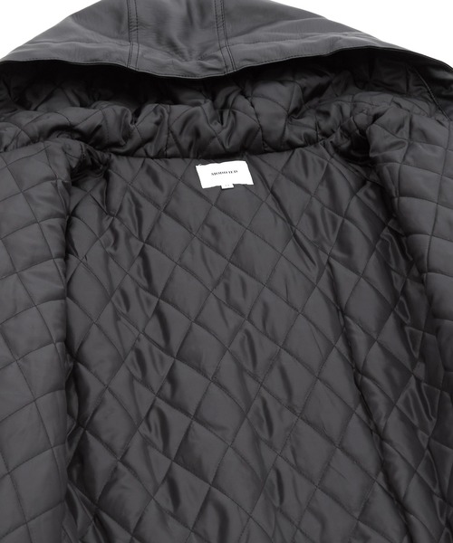 improves（インプローブス） パーカー PUレザー フードブルゾン メンズ