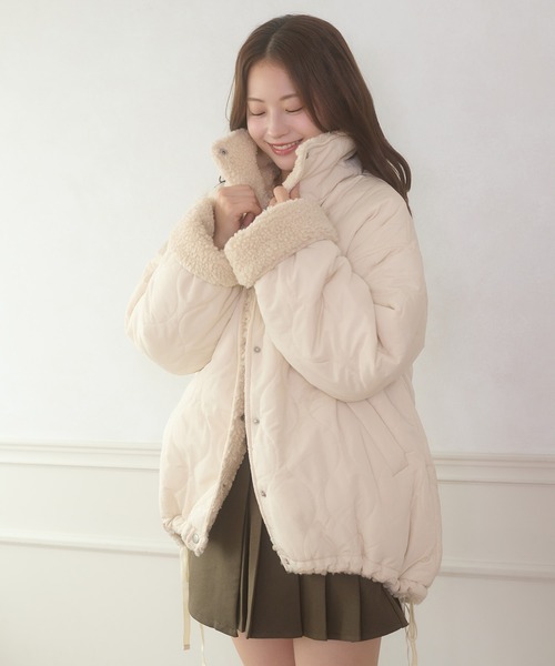 Ambre Neige（アンブルネージュ） ブルゾン アウター 2way reversible