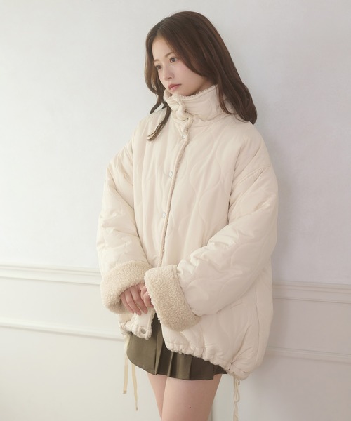Ambre Neige（アンブルネージュ） ブルゾン アウター 2way reversible