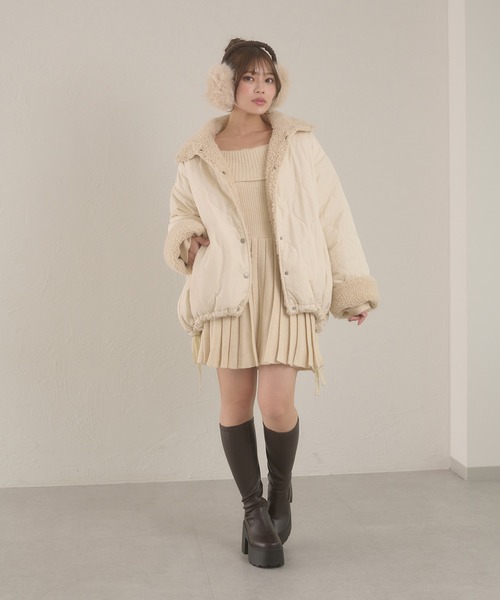 Ambre Neige（アンブルネージュ） ブルゾン アウター 2way reversible