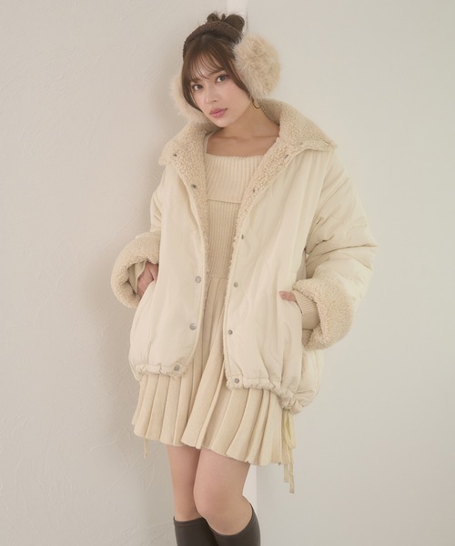 Ambre Neige（アンブルネージュ） ブルゾン アウター 2way reversible