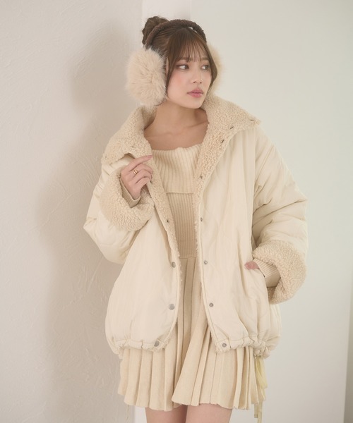 Ambre Neige（アンブルネージュ） ブルゾン アウター 2way reversible