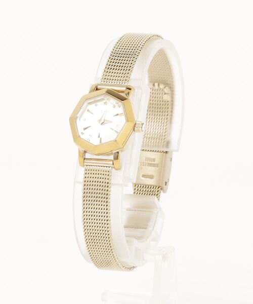 【美品】agete アガット 腕時計 ファースト ゴールド オクタゴン agete（アガット） オクタゴンフェイス腕時計 - ゴールド レディース