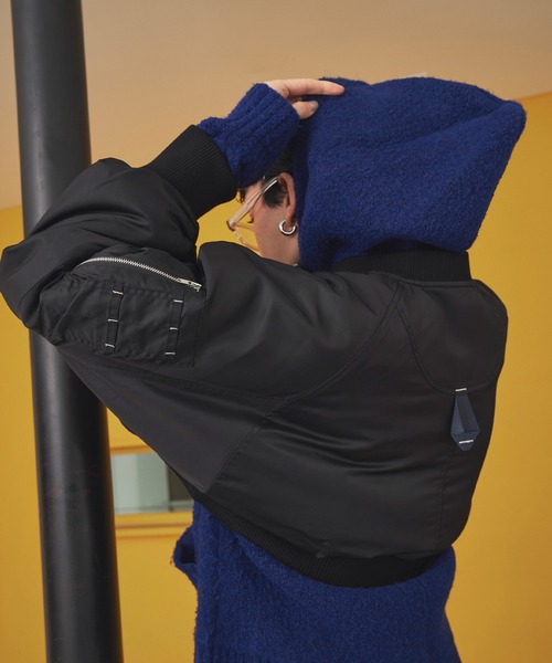 OMMO（オーエムエムオー） ma1 ma-1 VOLUME SLEEVE SHORT MA-1