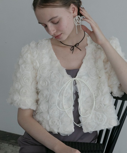 「BONLECILL noir」 ボレロ FREE ブラック レディース_画像2