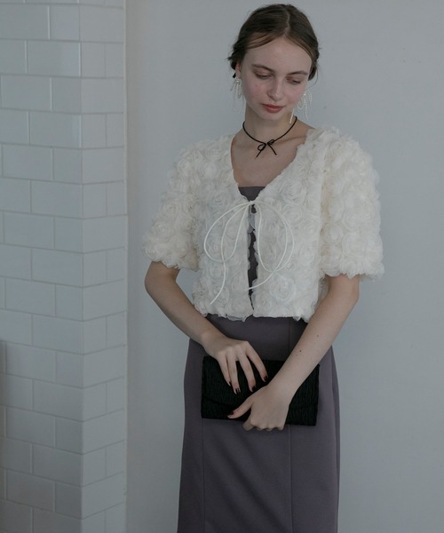 「BONLECILL noir」 ボレロ FREE ブラック レディース_画像3