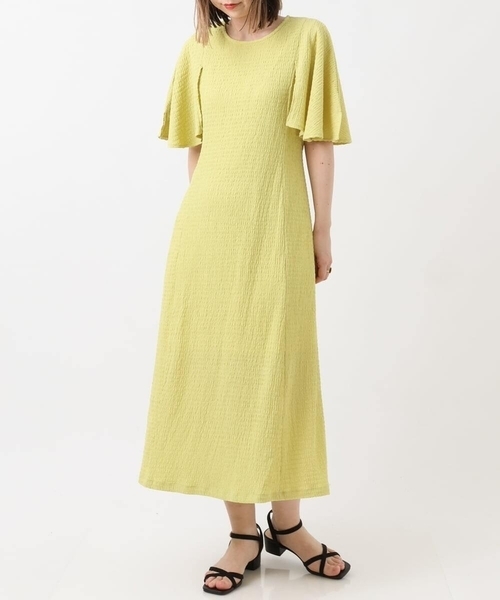 「a.v.v」 半袖ワンピース 36 ブラック レディース_画像9