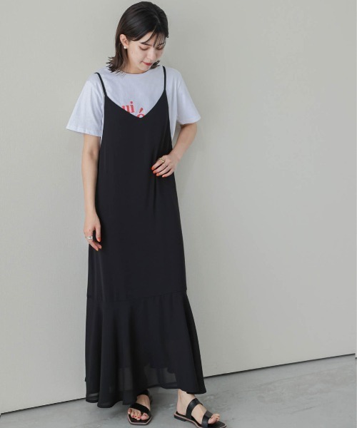 「SUGAR BISKET」 「La-gemme」キャミソールワンピース フリー グリーン レディース_画像7