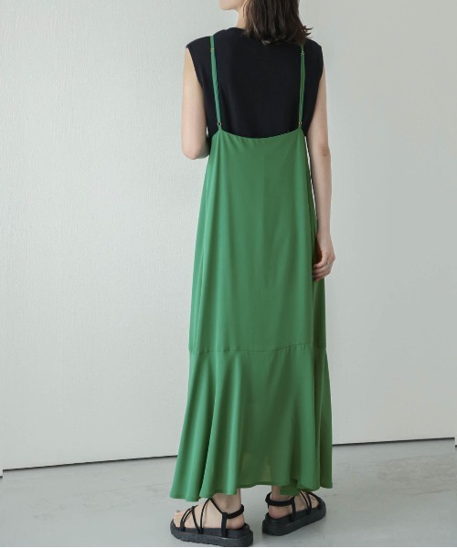 「SUGAR BISKET」 「La-gemme」キャミソールワンピース フリー グリーン レディース_画像8