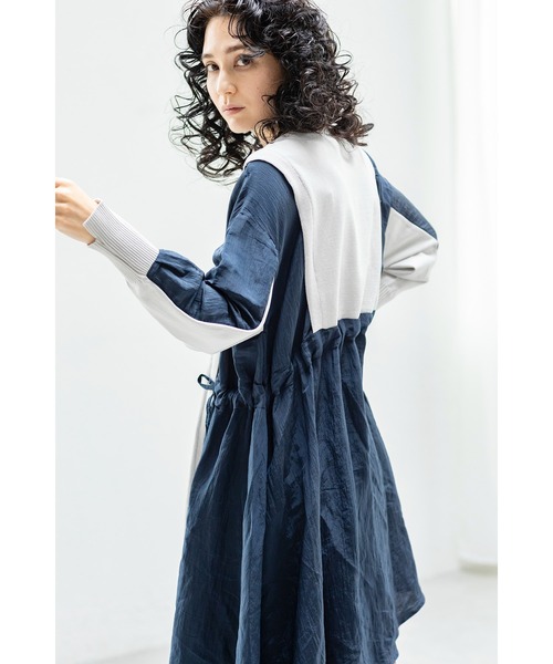 「OSMOSIS」 長袖ニット ONE SIZE ライトグレー レディース_画像5