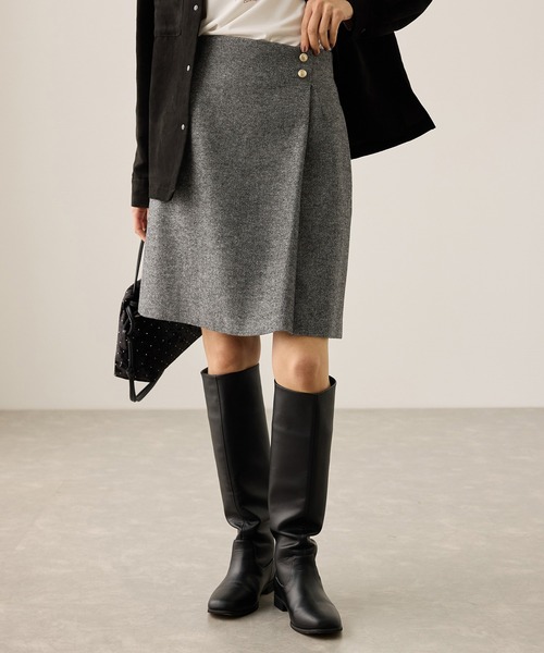 ROPE' PICNIC（ロペ ピクニック） スカート ラメカルゼラップ風金