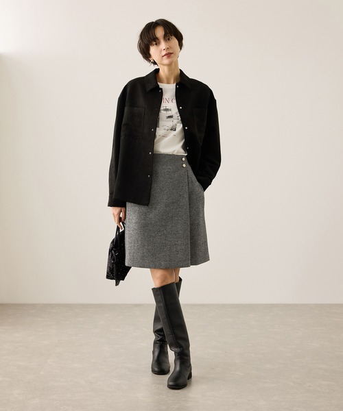 ROPE' PICNIC（ロペ ピクニック） スカート ラメカルゼラップ風金