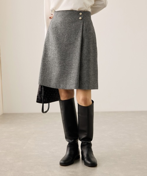 ROPE' PICNIC（ロペ ピクニック） スカート ラメカルゼラップ風金