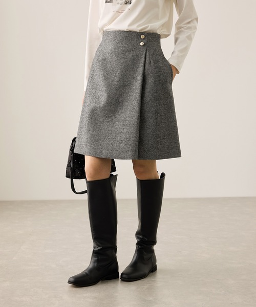 ROPE' PICNIC（ロペ ピクニック） スカート ラメカルゼラップ風金