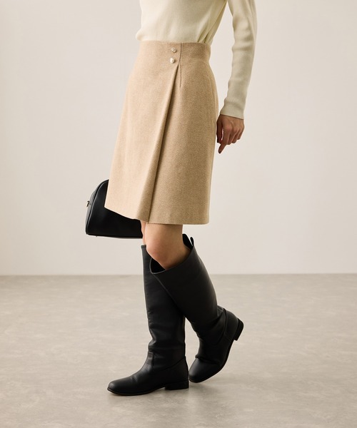 ROPE' PICNIC（ロペ ピクニック） スカート ラメカルゼラップ風金