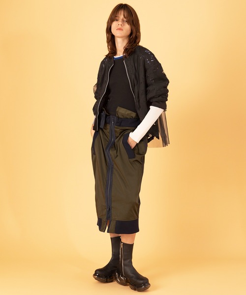 「AULA AILA」 ブルゾン 0 ライトブルー レディース_画像9