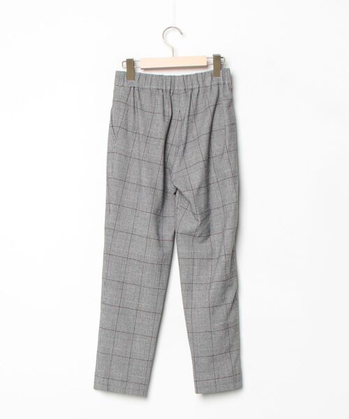 「GEORGES RECH」 チェック柄パンツ 34 グレー レディース_画像2