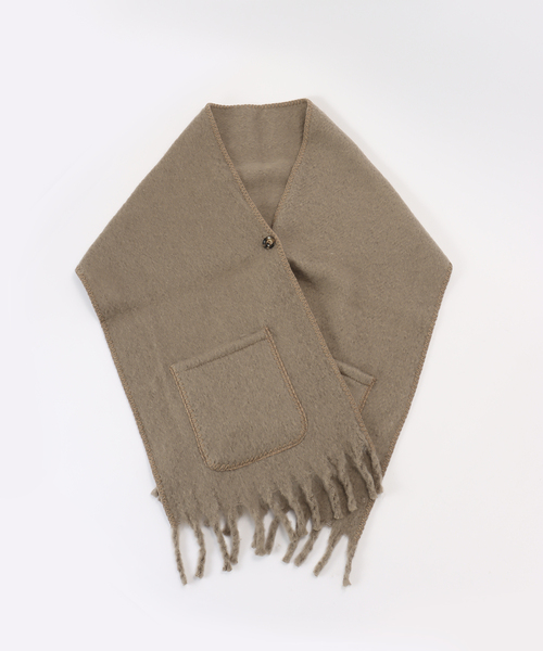 B.C STOCK（ベーセーストック） マフラー ストール ポケット付き