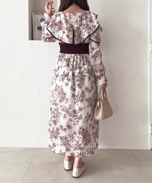 「apres jour」 長袖ワンピース フリー ライトブルー レディース_画像2