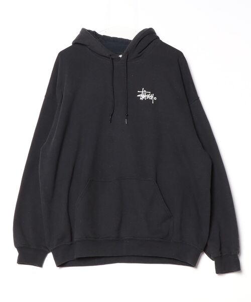 STUSSY（ステューシー） プルオーバーパーカー S ブラック メンズ