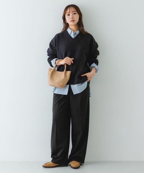 RODE SKO（ロデスコ） ハンドバッグ インバッグ付ミニパールバッグ