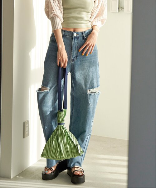 「VENCEEXCHANGE」 デニムパンツ S ブルー レディース_画像3