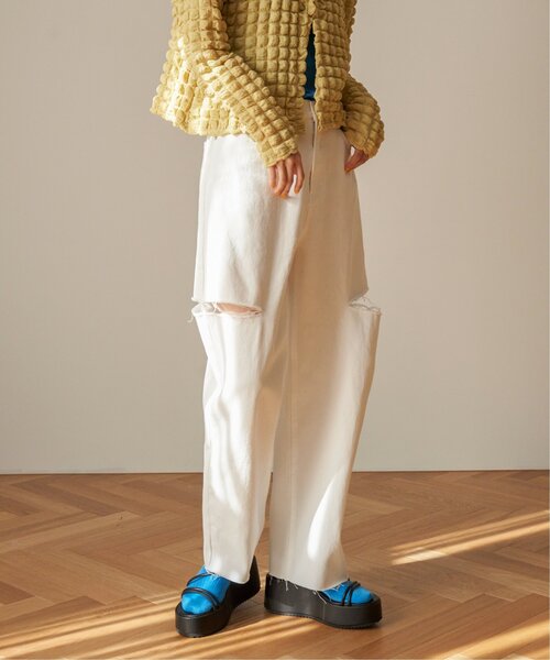 「VENCEEXCHANGE」 デニムパンツ S ブルー レディース_画像8