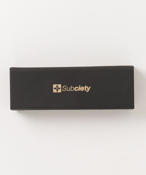 「Subciety」 サングラス FREE ブラック×ブルー メンズ_画像4